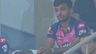 IPL Final: DC's Chetan Sakariya Spotted Cheering For Rajasthan While He Dons RR Jersey, See Picture